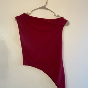 PrettyLittleThing Deep Red Top